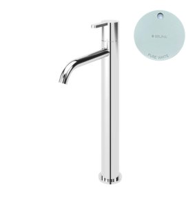 Bruma Leaf Bateria umywalkowa jednootworowa bez korka Pure White 1670020PW