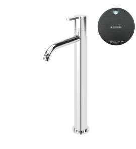 Bruma Leaf Bateria umywalkowa jednootworowa bez korka Gunmetal 1670020MG