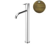 Bruma Leaf Bateria umywalkowa jednootworowa bez korka Old Brass / Vieux Laiton 1670020LE