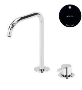 Bruma Leaf Bateria umywalkowa 2-otworowa bez korka, montowana na blacie Night Sky 1670024NS