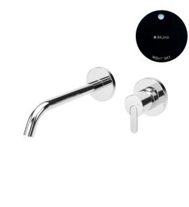 Bruma Leaf Bateria umywalkowa podtynkowa 200 mm Night Sky 1670119NS