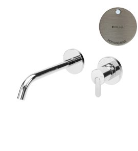 Bruma Leaf Bateria umywalkowa podtynkowa 200 mm Morning Mist 1670119MM