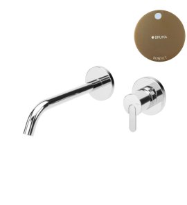 Bruma Leaf Bateria umywalkowa podtynkowa 200 mm Sunset 1670119SS