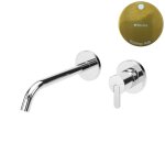 Bruma Leaf Bateria umywalkowa podtynkowa 150 mm Sunrise PVD 1670120PR