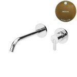 Bruma Leaf Bateria umywalkowa podtynkowa 150 mm Sunset PVD 1670120SR