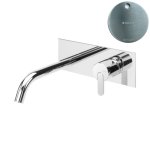 Bruma Leaf Bateria umywalkowa podtynkowa 150 mm Satinox 1670128ST