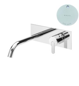 Bruma Leaf Bateria umywalkowa podtynkowa 200 mm Pure White 1670127PW