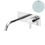 Bruma Leaf Bateria umywalkowa podtynkowa 200 mm Pure White 1670127PW