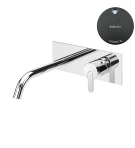 Bruma Leaf Bateria umywalkowa podtynkowa 150 mm Gunmetal 1670128MG