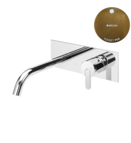 Bruma Leaf Bateria umywalkowa podtynkowa 150 mm Sunset PVD 1670128PS