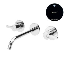 Bruma Leaf Bateria umywalkowa podtynkowa 200 mm Night Sky 1670117NS