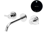 Bruma Leaf Bateria umywalkowa podtynkowa 200 mm Night Sky 1670117NS