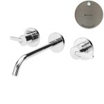 Bruma Leaf Bateria umywalkowa podtynkowa 200 mm Morning Mist 1670117MM