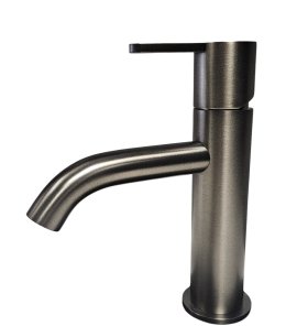 Bruma Leaf Bateria umywalkowa jednootworowa bez korka Gunmetal 1670011MG W MAGAZYNIE