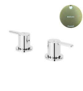 Bruma Leaf Bateria umywalkowa podtynkowa Sunrise 1679601SR