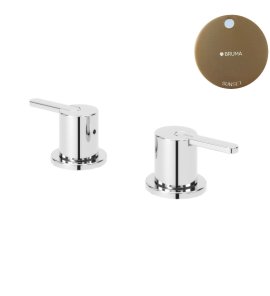 Bruma Leaf Bateria umywalkowa podtynkowa Sunset 1679601SS