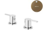 Bruma Leaf Bateria umywalkowa podtynkowa Sunset 1679601SS