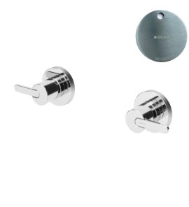 Bruma Leaf Bateria umywalkowa podtynkowa Satinox 1670106ST