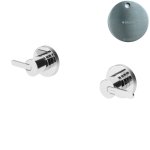 Bruma Leaf Bateria umywalkowa podtynkowa Satinox 1670106ST