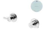 Bruma Leaf Bateria umywalkowa podtynkowa Pure White 1670106PW