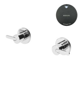 Bruma Leaf Bateria umywalkowa podtynkowa Gunmetal 1670106MG