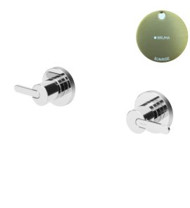 Bruma Leaf Bateria umywalkowa podtynkowa Sunrise 1670106SR