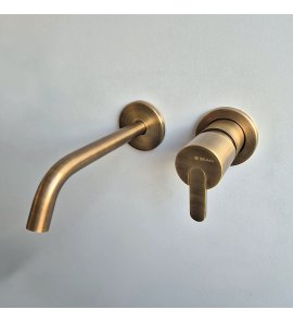    Bruma Leaf Bateria umywalkowa podtynkowa 17 cm Old Brass 1678501LE WYPRZEDAŻ EKSPOZYCJI!!