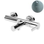 Bruma Leaf Bateria wannowo-natryskowa ścienna Satinox 1670301ST