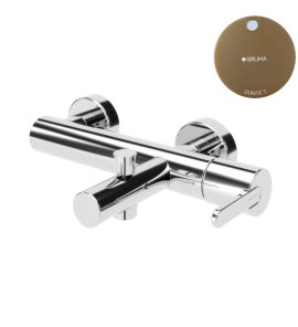 Bruma Leaf Bateria wannowo-natryskowa ścienna Sunset 1670301SS