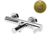 Bruma Leaf Bateria wannowo-natryskowa ścienna Sunrise PVD 1670301PR