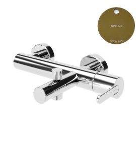 Bruma Leaf Bateria wannowo-natryskowa ścienna Gold PVD 1670301PO