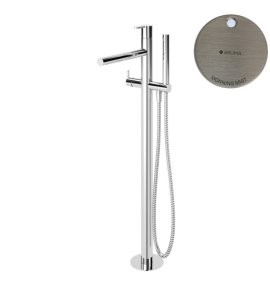 Bruma Leaf Bateria wannowo-natryskowa wolnostojąca Morning Mist 1679801MM