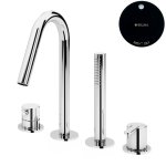 Bruma Leaf Bateria wannowo-natryskowa Na brzeg wanny Night Sky 1679901NS