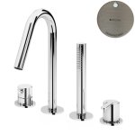 Bruma Leaf Bateria wannowo-natryskowa Na brzeg wanny Morning Mist 1679901MM