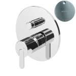 Bruma Leaf Bateria wannowo-natryskowa podtynkowa Satinox 1671301ST