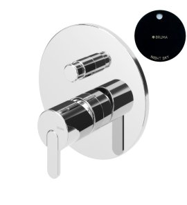 Bruma Leaf Bateria wannowo-natryskowa podtynkowa Night Sky 1671301NS