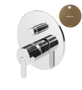 Bruma Leaf Bateria wannowo-natryskowa podtynkowa Sunset 1671301SS