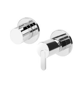 Bruma Leaf Bateria wannowo-natryskowa podtynkowa z 2 wyjściami Chrom 1673119CR