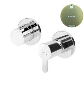 Bruma Leaf Bateria wannowo-natryskowa podtynkowa z 2 wyjściami Sunrise 1673119SR