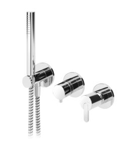 Bruma Leaf Bateria wannowo-natryskowa podtynkowa Chrom 1673115CR