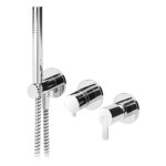 Bruma Leaf Bateria wannowo-natryskowa podtynkowa Chrom 1673117CR