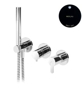 Bruma Leaf Bateria wannowo-natryskowa podtynkowa Night Sky 1673115NS