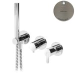 Bruma Leaf Bateria wannowo-natryskowa podtynkowa Morning Mist 1673117MM