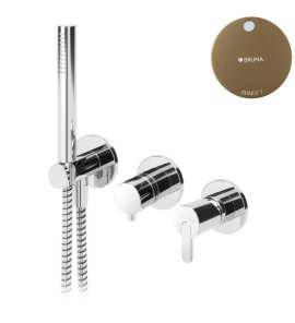 Bruma Leaf Bateria wannowo-natryskowa podtynkowa Sunset 1673115SS