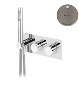 Bruma Leaf Bateria wannowo-natryskowa termostatyczna podtynkowa Morning Mist 1872001MM