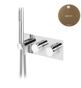 Bruma Leaf Bateria wannowo-natryskowa termostatyczna podtynkowa Sunset 1872001SS
