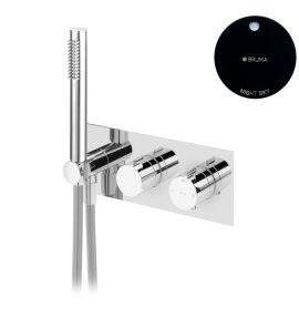 Bruma Leaf Bateria wannowo-natryskowa termostatyczna podtynkowa Night Sky 1872801NS