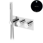 Bruma Leaf Bateria wannowo-natryskowa termostatyczna podtynkowa Night Sky 1872801NS