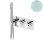 Bruma Leaf Bateria wannowo-natryskowa termostatyczna podtynkowa Pure White 1872801PW