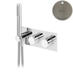 Bruma Leaf Bateria wannowo-natryskowa termostatyczna podtynkowa Morning Mist 1872801MM